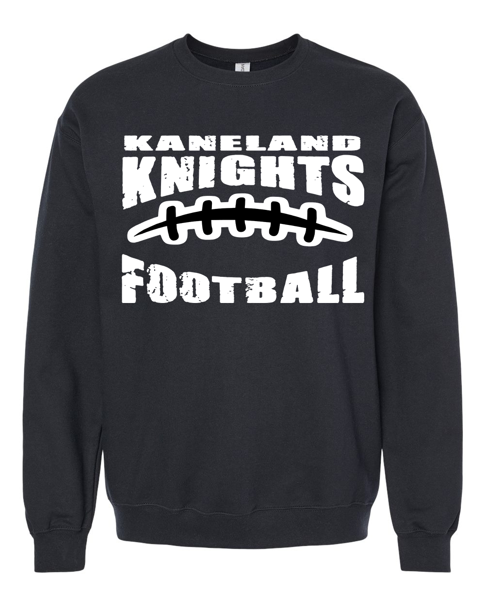 Kaneland Football - Grunge Stitching