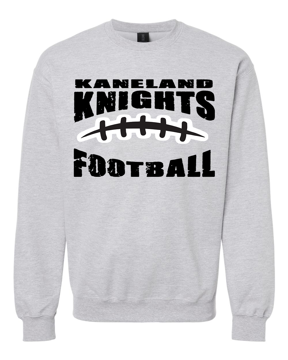 Kaneland Football - Grunge Stitching