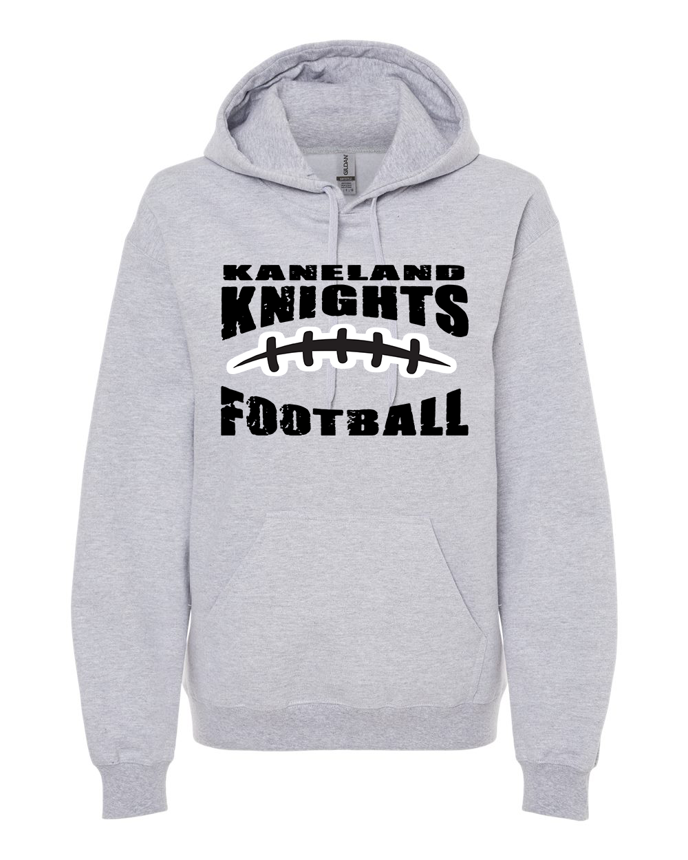 Kaneland Football - Grunge Stitching