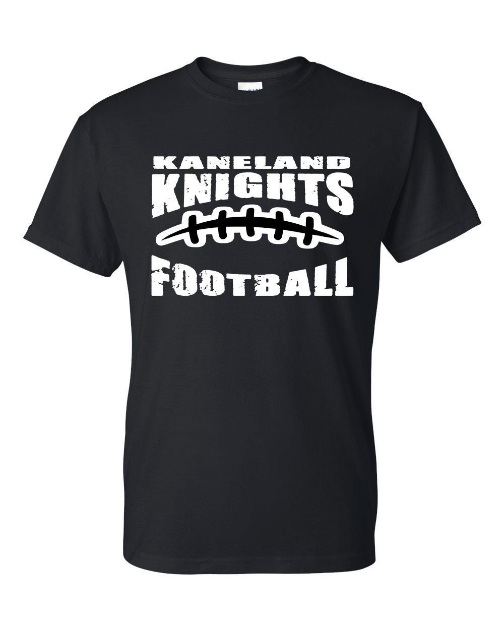 Kaneland Football - Grunge Stitching