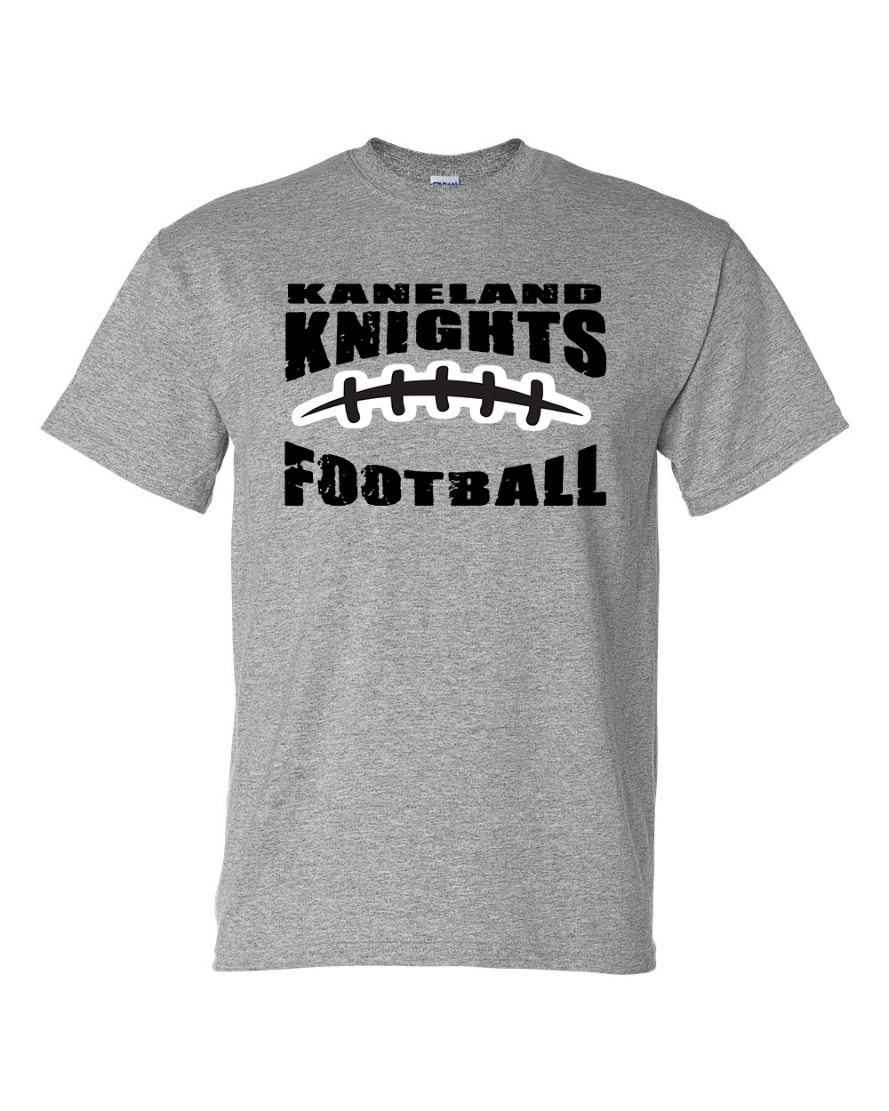 Kaneland Football - Grunge Stitching